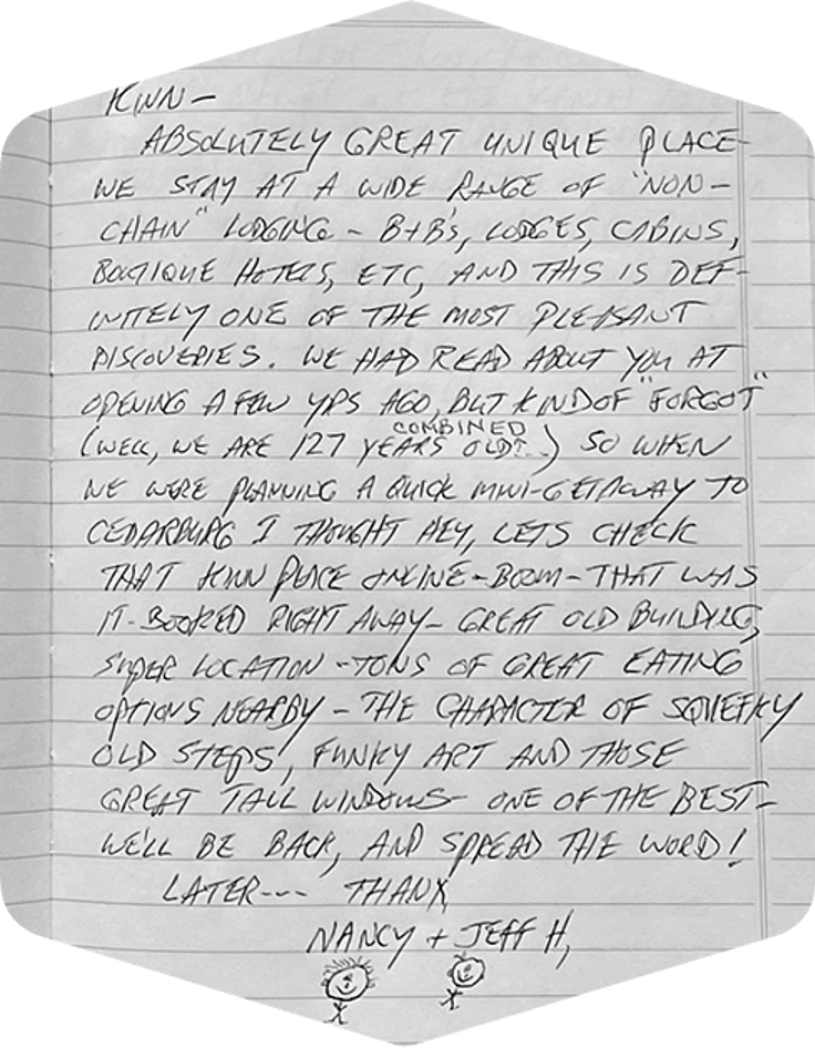 Nancy & Jeff H. written testimonial
