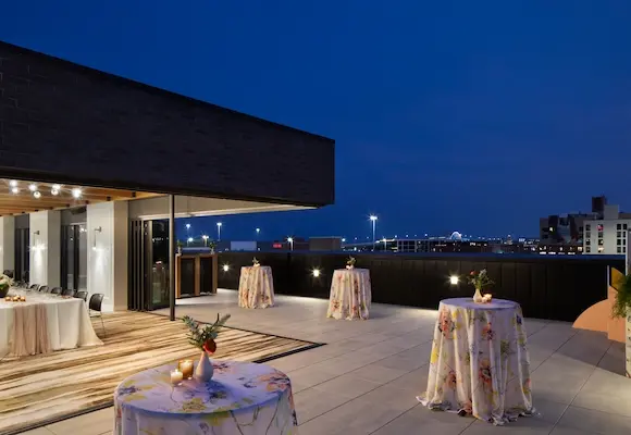 The Lookout space in Downtown Milwaukee. Event space for large gathering, corporate events, and weddings