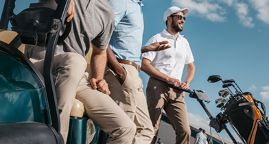 Golfing